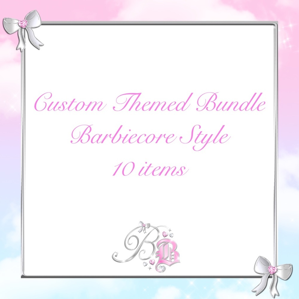 Custom barbiecore themed bundle 10 items 💎🩷